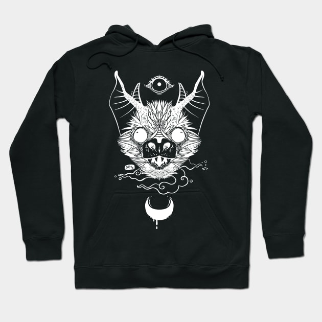 Vampire Bat Art, Chiroptera Hoodie by cellsdividing